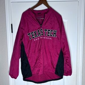 Texas Tech Windbreaker- Red Raiders- Unisex / Men Med or Women Lg